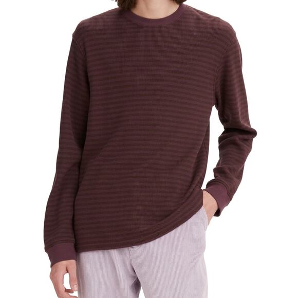 NWT Levi’s Thermal Top Long Sleeve Crewneck Pullover Stripes Mens XXL - Picture 1 of 2